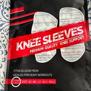 Black Knee Sleeves for Men